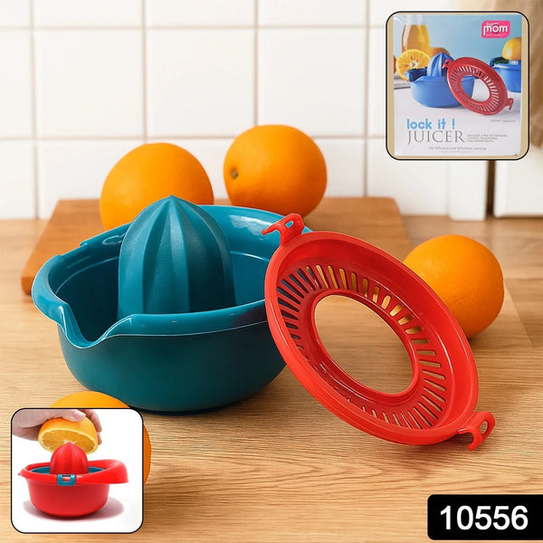 Supermom Plastic Premium Manual Hand Press Citrus Juicer (1 Pc) - Justgrabit Inc.