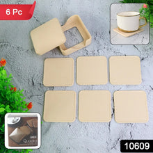 Ganesh Premium Square Coasters with Storage Box (6 Pc / Set) - Justgrabit Inc.