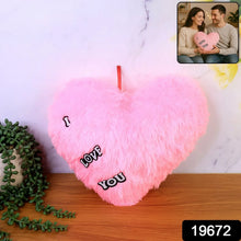 Soft Plush Heart Shape Cushion with 