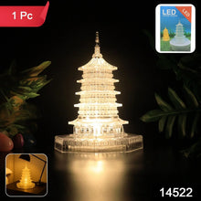 Premium LED Crystal Pagoda Decorative Light (1 Pc) - Justgrabit Inc.