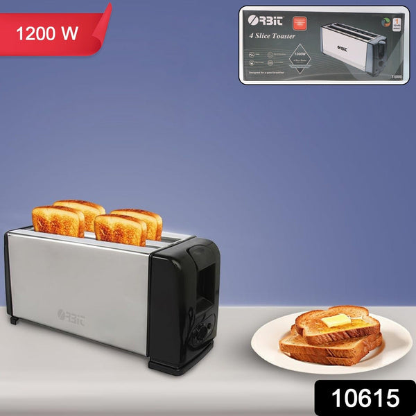 Orbit Adjustable Pop - Up Toaster - 1200w - justgrabit.in | Just Grab It