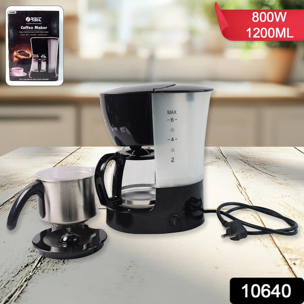 Orbit Automatic Drip Coffee Maker - 800w with 1200ML Capacity - justgrabit.in | Just Grab It