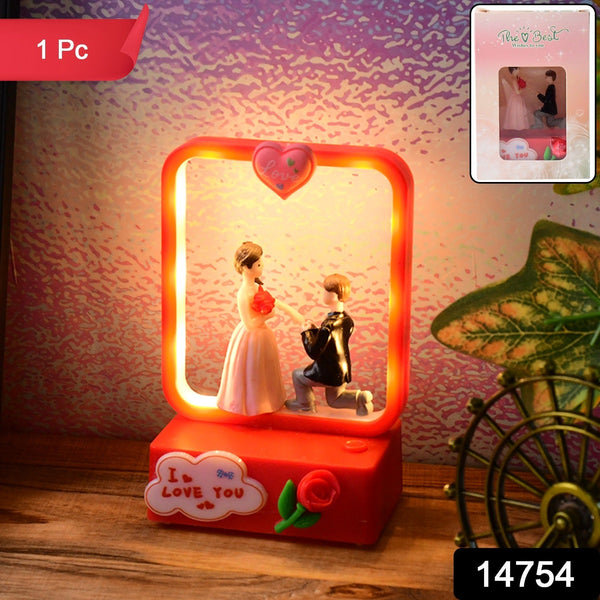 Romantic LED Love Couple Decorative Night Lamp Showpiece (1 Pc) - justgrabit.in | Just Grab It