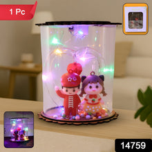 Cute LED Light Figurine Snow Globe (1 Pc) - justgrabit.in | Just Grab It
