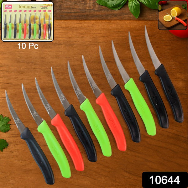 Supermom Stainless Steel Lemon Knife, Chhari (10 Pc / Set) - justgrabit.in | Just Grab It