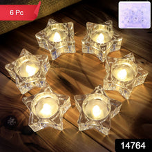 Flameless Star - Shaped LED Candles (6 Pc / Set) - justgrabit.in | Just Grab It