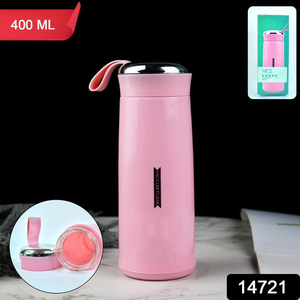 Water Bottle 400 ML Leak Proof Glass Bottle for Daily Water Intake 1 Pc - justgrabit.in | Just Grab It