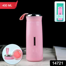 Water Bottle 400 ML Leak Proof Glass Bottle for Daily Water Intake 1 Pc - justgrabit.in | Just Grab It