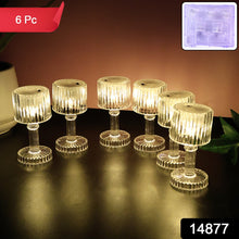 Set of 6 LED Crystal - Effect Table Lamps - justgrabit.in | Just Grab It