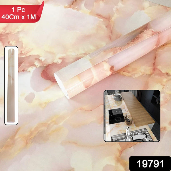Marble Pattern Wallpaper Roll - 40cm x 1 meter (1 Pc) - justgrabit.in | Just Grab It