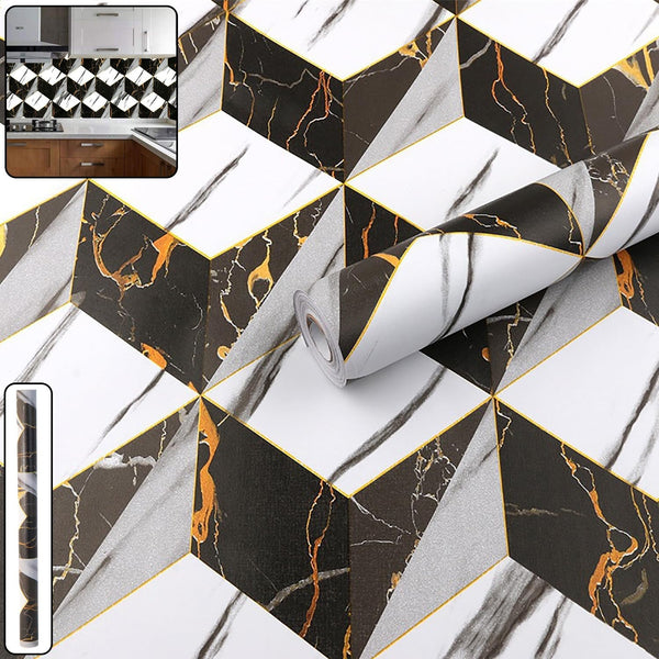 Self - Adhesive Waterproof Wallpaper Roll 45 cm x 1 m - (1 Pc) - justgrabit.in | Just Grab It