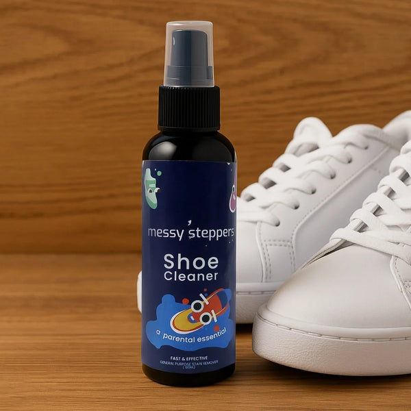 Messy Steppers Shoe Cleaner Spray - (120Ml / 1 Pc) - justgrabit.in | Just Grab It