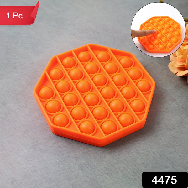 Premium Hexagon Shape Silicone Pop It Fidget Toy (1 Pc) - justgrabit.in | Just Grab It