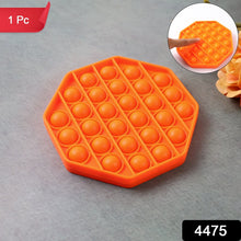 Premium Hexagon Shape Silicone Pop It Fidget Toy (1 Pc) - justgrabit.in | Just Grab It