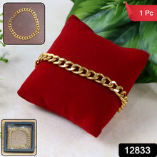 Stylish Gold - Plated Chain Bracelet for Men & Women - (1 Pc) - justgrabit.in | Just Grab It