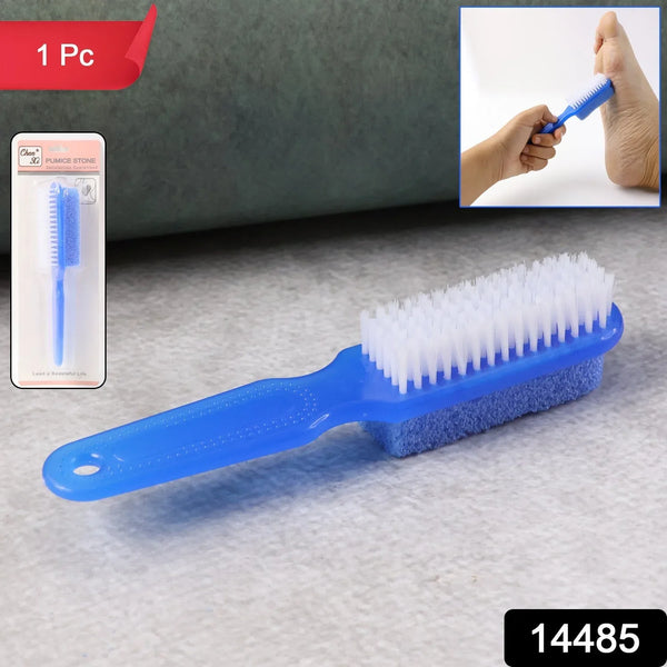 2 - in - 1 Foot Scrubber Brush with Pumice Stone - justgrabit.in | Just Grab It