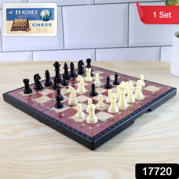 Foldable Magnetic Chess Board Game Set (24 x 24 Cm) - Justgrabit Inc.