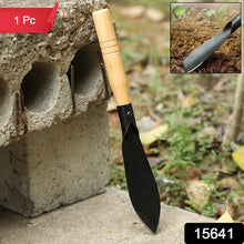 Heavy Duty Gardening Trowel with Wooden Handle (1 Pc) - justgrabit.in | Just Grab It