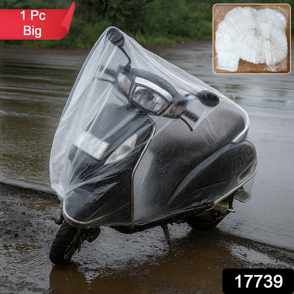 Big Plastic Activa Cover (1 Pc / 240 Cm Long Adjustable) - justgrabit.in | Just Grab It