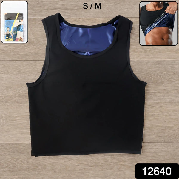 Men’s Slim Fit Sweat Shaper Tank Top (S/M, 1 Pc) - justgrabit.in | Just Grab It