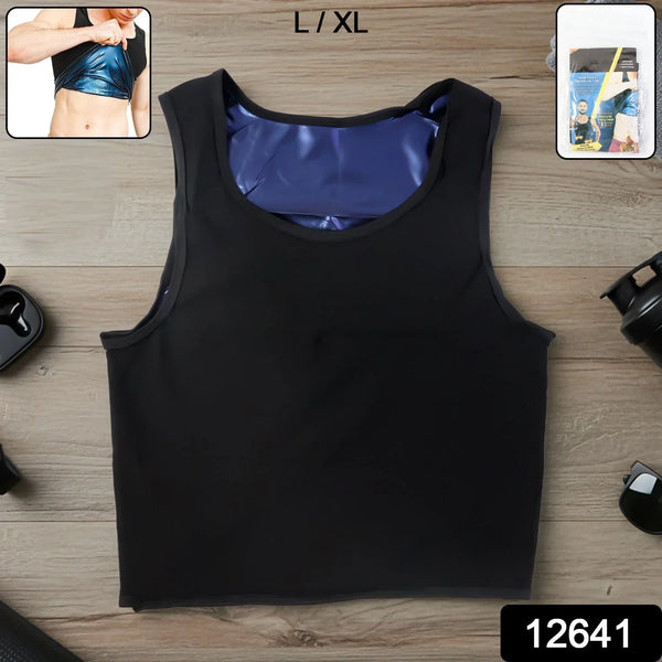Men’s Slim Fit Sweat Shaper Tank Top (L/XL, 1 Pc) - justgrabit.in | Just Grab It