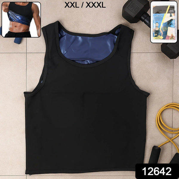 Men’s Slim Fit Sweat Shaper Tank Top (XXL/XXXL, 1 Pc) - justgrabit.in | Just Grab It