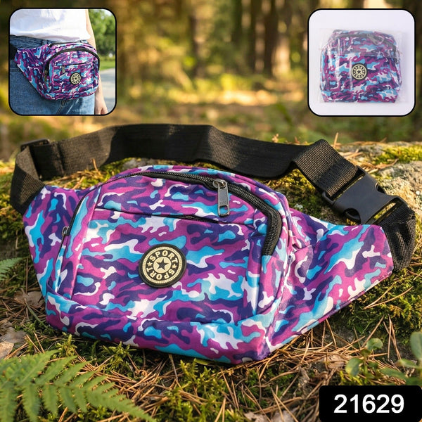 Stylish Camouflage Print Waist Bag (1 Pc) - justgrabit.in | Just Grab It