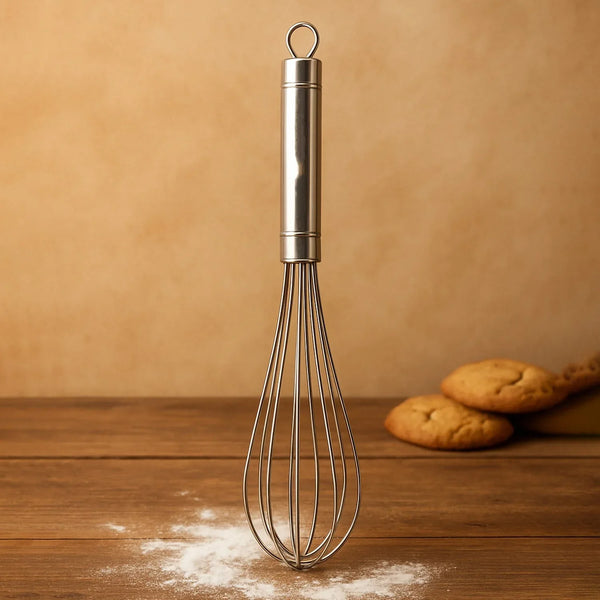 Apex Stainless Steel Medium Hand Whisk (1 Pc) - justgrabit.in | Just Grab It