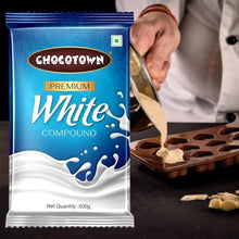 Chocotown Premium White Choco Compound Slab, 500gm - justgrabit.in | Just Grab It