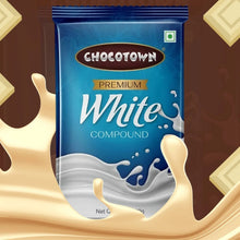 Chocotown Premium White Choco Compound Slab, 500gm - justgrabit.in | Just Grab It