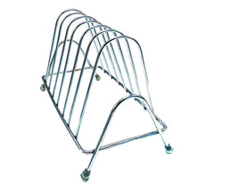 Stainless Steel Square Plate Rack Stand Holder for Kitchen - Justgrabit Inc.