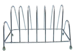 Stainless Steel Square Plate Rack Stand Holder for Kitchen - Justgrabit Inc.
