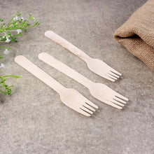 Freshee 160mm Wooden Fork – 30 Pcs Pack - justgrabit.in | Just Grab It