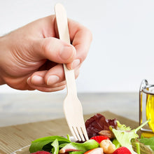 Freshee 160mm Wooden Fork – 30 Pcs Pack - justgrabit.in | Just Grab It