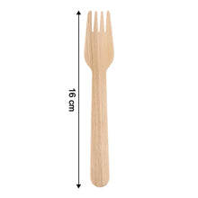 Freshee 160mm Wooden Fork – 30 Pcs Pack - justgrabit.in | Just Grab It
