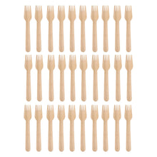 Freshee 160mm Wooden Fork – 30 Pcs Pack - justgrabit.in | Just Grab It