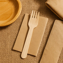 Freshee 160mm Wooden Fork – 30 Pcs Pack - justgrabit.in | Just Grab It