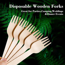 Freshee 160mm Wooden Fork – 30 Pcs Pack - justgrabit.in | Just Grab It