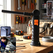 Compact Rechargeable Small LED Work Light with Adjustable Arm and Magnetic Base - justgrabit.in | Just Grab It