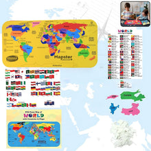 Aditi Mapster World Map EVA Foam Puzzle Set - Justgrabit Inc.