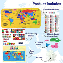 Aditi Mapster World Map EVA Foam Puzzle Set - Justgrabit Inc.