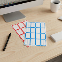 Multipurpose Writable Label Stickers (5 Sheets Set) - justgrabit.in | Just Grab It