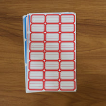 Multipurpose Writable Label Stickers (5 Sheets Set) - justgrabit.in | Just Grab It