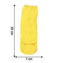 Tuesday Theme Yellow Casual Socks (1 Pair) - justgrabit.in | Just Grab It