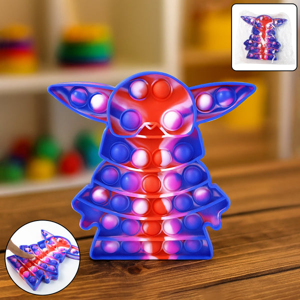 Premium Cartoon Shape Silicone Pop It Fidget Toy (1 Pc) - justgrabit.in | Just Grab It
