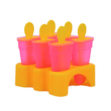 Kulfi Maker Moulds Set Plastic Homemade Kulfi Mould 6pcs Set For Freezer Use - justgrabit.in | Just Grab It