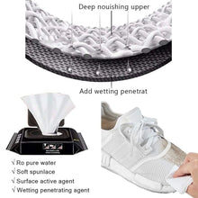 Shoe Cleaning Wet Wipes (80 Pack) - Travel Friendly! - justgrabit.in | Just Grab It