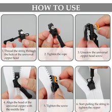 Portable Universal Detachable Zipper Slider (10 Pc / Big) - justgrabit.in | Just Grab It
