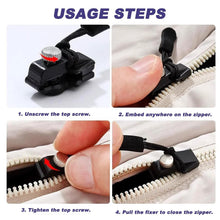 Portable Universal Detachable Zipper Slider (10 Pc /Medium) - justgrabit.in | Just Grab It