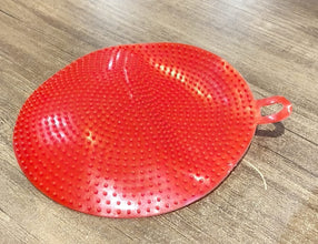 Red Silicone Dish Scrubber Sponge Mildew Free, Non Stick, Heat Resistant - justgrabit.in | Just Grab It